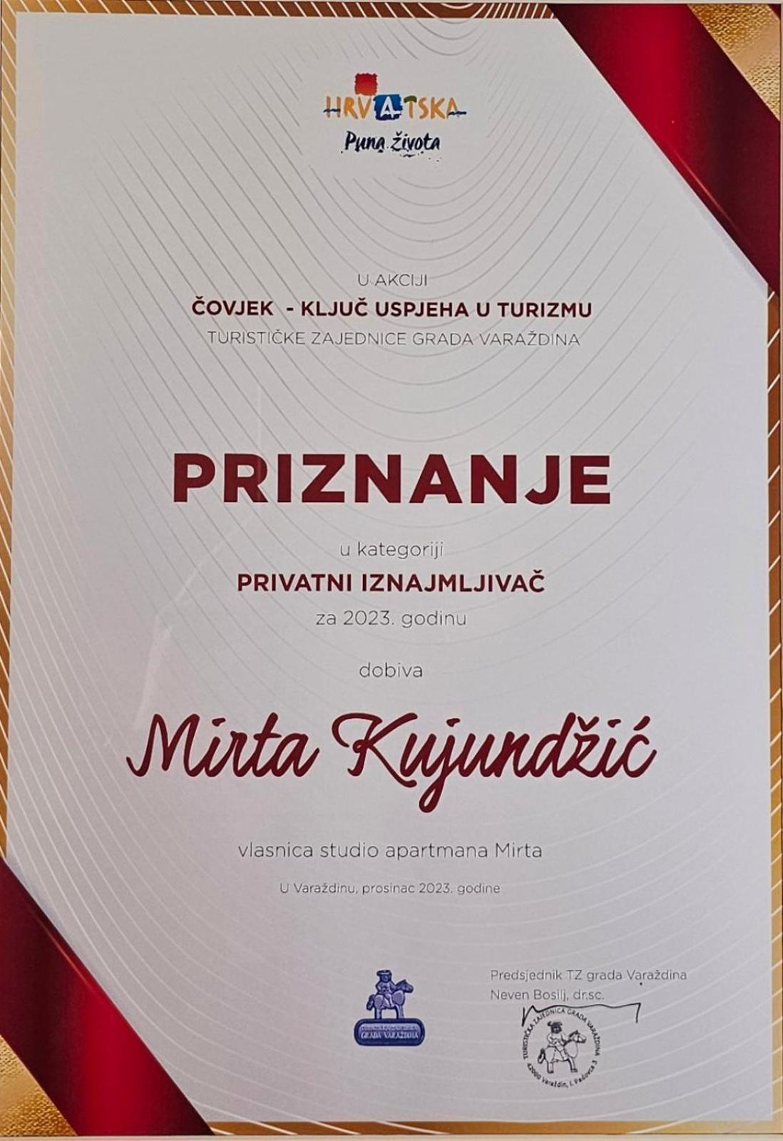 Studio Apartman Mirta I Varaždin Exterior foto